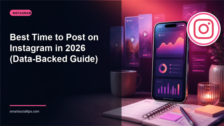 Best Time to Post on Instagram in 2026 (Data-Backed Guide) - Smart Social Tips
