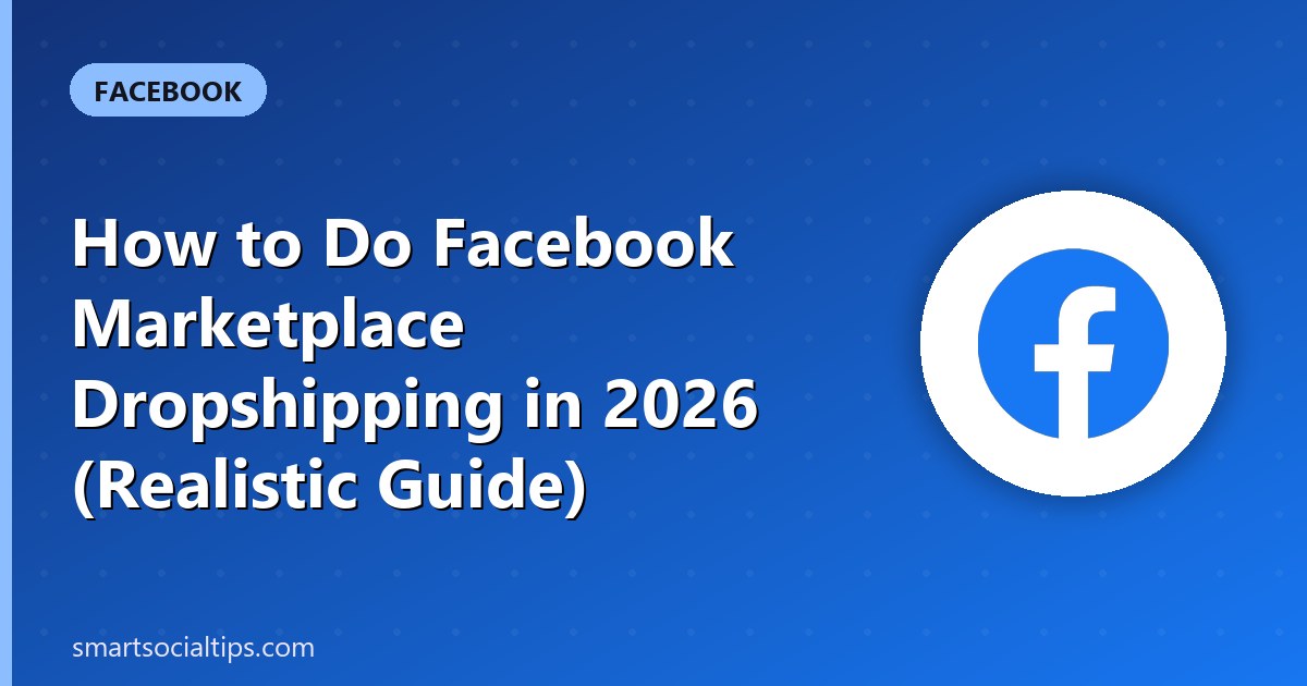 facebook marketplace dropshipping