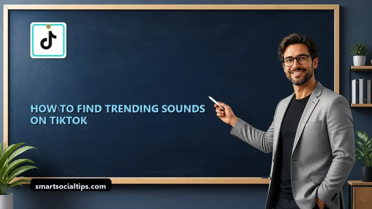 How to Find Trending Sounds on TikTok (2026 Guide) - SmartSocialTips educational board cover