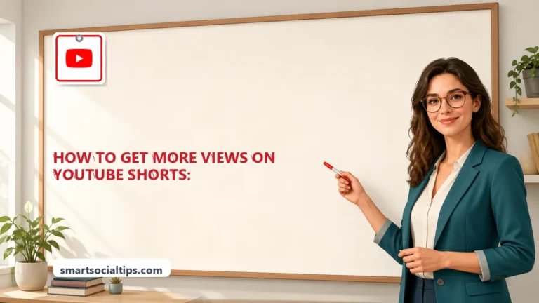 How to Get More Views on YouTube Shorts (2026): Hooks, Loops & Length - SmartSocialTips educational board cover