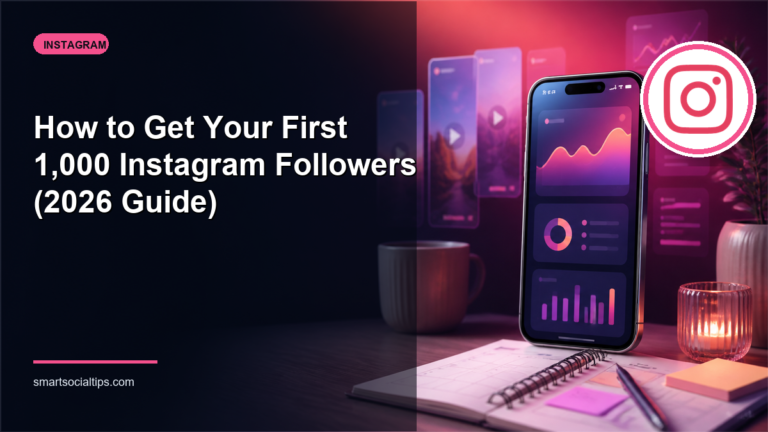 How to Get Your First 1,000 Instagram Followers (2026 Guide) - Smart Social Tips