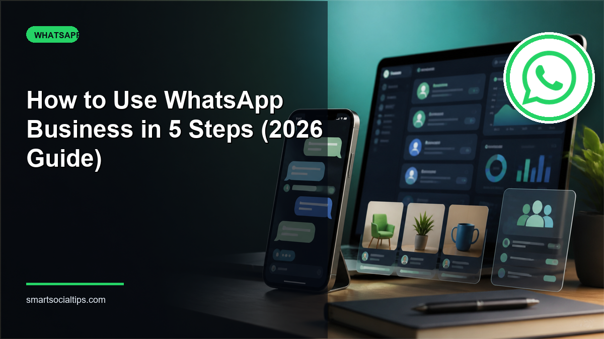 How to Use WhatsApp Business in 5 Steps (2026 Guide) - Smart Social Tips
