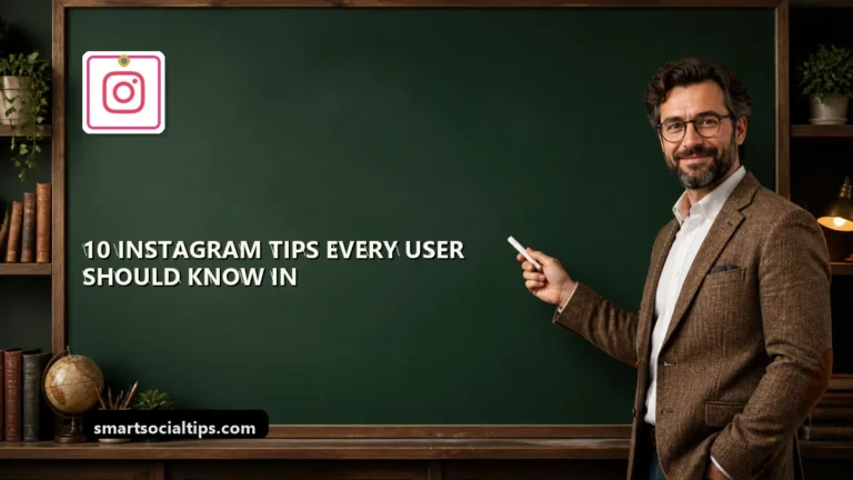 10 Instagram Tips Every User Should Know in 2026 - SmartSocialTips educational board cover